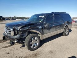 Ford salvage cars for sale: 2012 Ford Expedition EL XLT