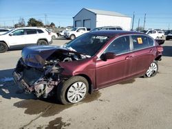 Salvage cars for sale at Nampa, ID auction: 2012 Honda Accord LX