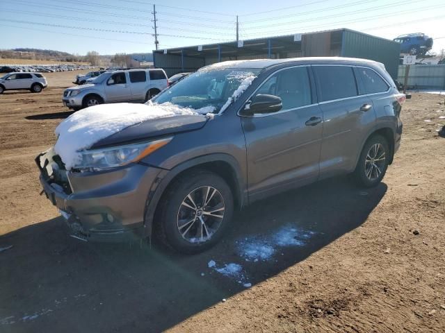 2016 Toyota Highlander XLE