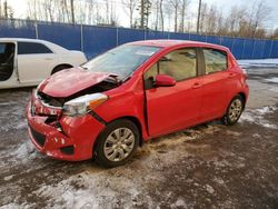 Salvage cars for sale from Copart Moncton, NB: 2013 Toyota Yaris