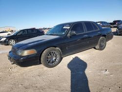 Salvage cars for sale at Amarillo, TX auction: 2010 Ford Crown Victoria Police Interceptor