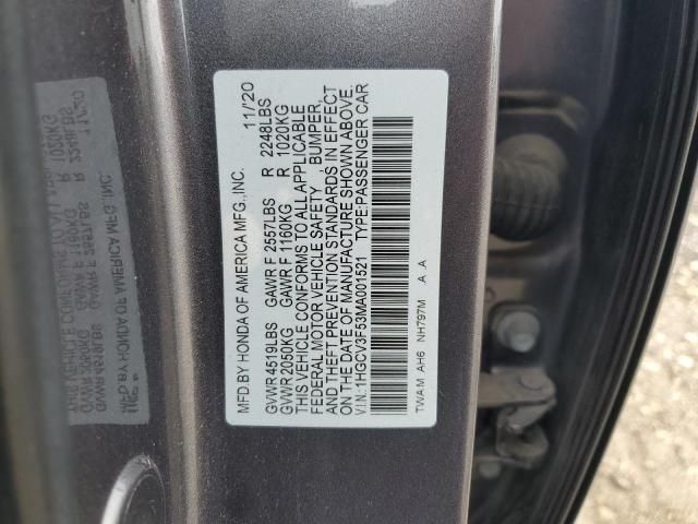 2021 Honda Accord Hybrid EXL