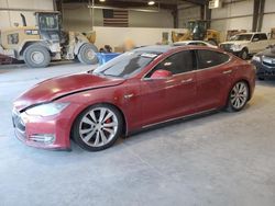 Salvage cars for sale at Greenwood, NE auction: 2015 Tesla Model S