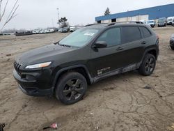 Salvage cars for sale at Woodhaven, MI auction: 2016 Jeep Cherokee Latitude