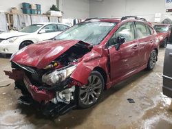 Salvage cars for sale at Elgin, IL auction: 2015 Subaru Impreza Sport Limited