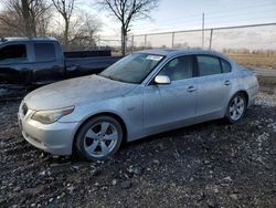 BMW salvage cars for sale: 2007 BMW 525 XI