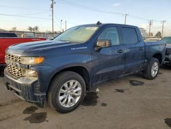 Chevrolet Silverado c1500 Custom salvage cars for sale: 2021 Chevrolet Silverado C1500 Custom