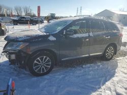 Salvage cars for sale at Barberton, OH auction: 2013 Nissan Pathfinder S