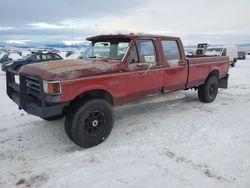 Salvage cars for sale at Helena, MT auction: 1989 Ford F350