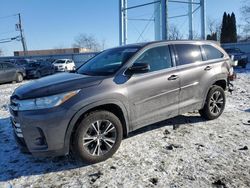 Salvage cars for sale at Windsor, NJ auction: 2019 Toyota Highlander LE