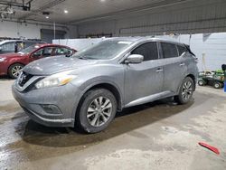 Salvage SUVs for sale at auction: 2016 Nissan Murano S