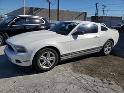 Salvage cars for sale at Sun Valley, CA auction: 2012 Ford Mustang