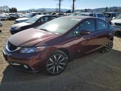 Honda salvage cars for sale: 2015 Honda Civic EXL