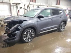 Salvage cars for sale at Elgin, IL auction: 2021 Hyundai Tucson Limited