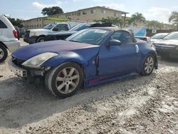 Salvage cars for sale at Opa Locka, FL auction: 2008 Nissan 350Z Roadster