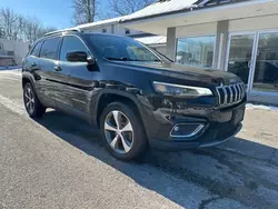 Vehiculos salvage en venta de Copart North Billerica, MA: 2019 Jeep Cherokee Limited