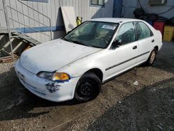 Salvage cars for sale from Copart Los Angeles, CA: 1993 Honda Civic LX