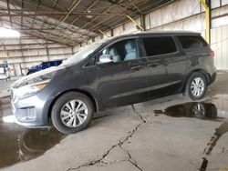 KIA salvage cars for sale: 2015 KIA Sedona LX