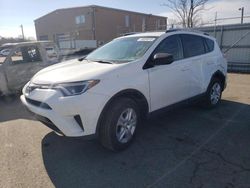 Salvage cars for sale at Glassboro, NJ auction: 2016 Toyota Rav4 LE