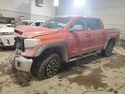 Salvage trucks for sale at Des Moines, IA auction: 2017 Toyota Tundra Crewmax SR5