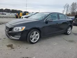 Salvage cars for sale at Dunn, NC auction: 2014 Volvo S60 T5