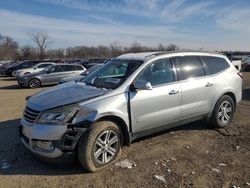 Salvage cars for sale at Des Moines, IA auction: 2015 Chevrolet Traverse LT