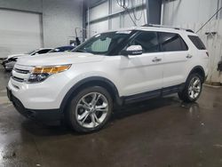 Vehiculos salvage en venta de Copart Ham Lake, MN: 2015 Ford Explorer Limited