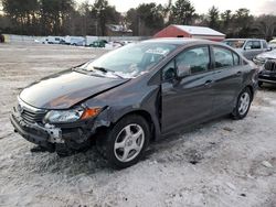 2012 Honda Civic LX en venta en Mendon, MA