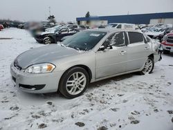 Chevrolet salvage cars for sale: 2008 Chevrolet Impala LTZ