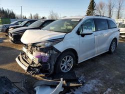 Salvage cars for sale at Bowmanville, ON auction: 2024 Toyota Sienna LE