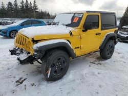 Jeep salvage cars for sale: 2021 Jeep Wrangler Sport