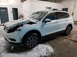 Salvage cars for sale at Northfield, OH auction: 2021 Volkswagen Tiguan SE