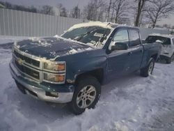 Salvage cars for sale at Central Square, NY auction: 2015 Chevrolet Silverado K1500 LT