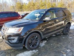 Salvage cars for sale at Waldorf, MD auction: 2017 Ford Explorer XLT