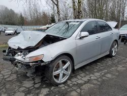 Salvage cars for sale at Portland, OR auction: 2008 Acura TSX