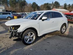 Salvage cars for sale from Copart Mendon, MA: 2024 Audi Q3 Premium Plus S Line 45