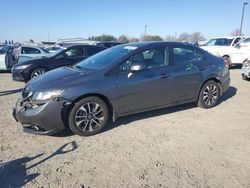 Salvage cars for sale at auction: 2013 Honda Civic EXL