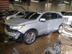 Salvage cars for sale at New Britain, CT auction: 2017 Acura MDX Technology