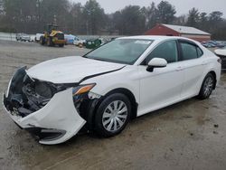 Salvage cars for sale at Mendon, MA auction: 2022 Toyota Camry LE