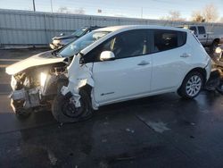 Salvage cars for sale at Littleton, CO auction: 2015 Nissan Leaf S