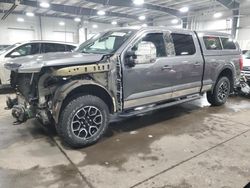 Salvage cars for sale at Ham Lake, MN auction: 2021 Ford F150 Supercrew