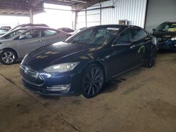 Salvage cars for sale at American Canyon, CA auction: 2013 Tesla Model S