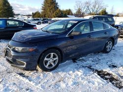 Salvage cars for sale at Finksburg, MD auction: 2017 Chevrolet Malibu LS