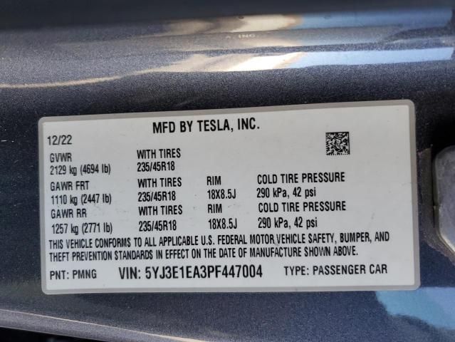 2023 Tesla Model 3