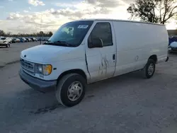 Vehiculos salvage en venta de Copart Orlando, FL: 2002 Ford Econoline E350 Super Duty Van