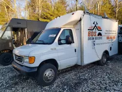 Salvage trucks for sale at West Warren, MA auction: 2003 Ford Econoline E350 Super Duty Cutaway Van