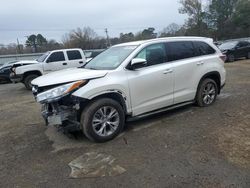 Salvage cars for sale at Shreveport, LA auction: 2015 Toyota Highlander XLE