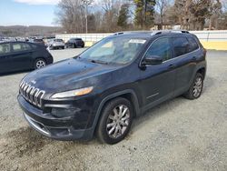 Jeep Grand Cherokee salvage cars for sale: 2016 Jeep Cherokee Limited