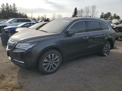 Acura salvage cars for sale: 2016 Acura MDX Technology