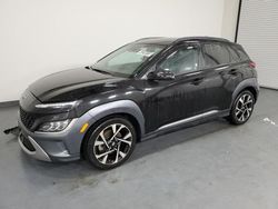 Salvage cars for sale at Assonet, MA auction: 2022 Hyundai Kona Limited